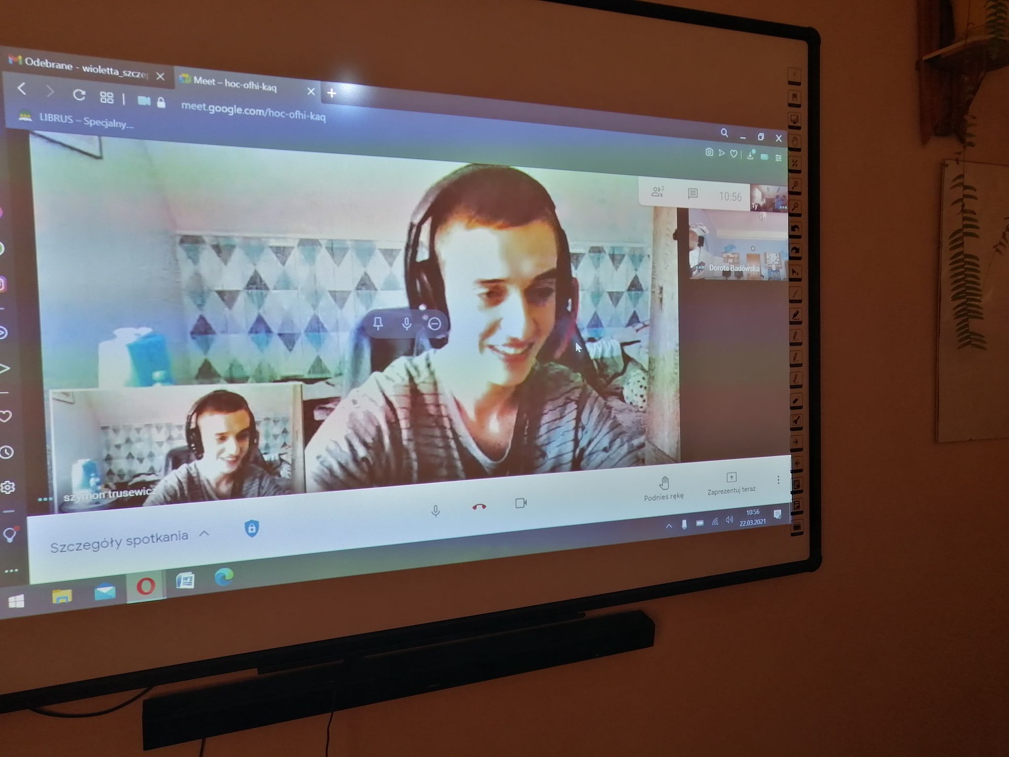 Kolejne spotkanie online uczniów z Braniewa i Elbląga w ramach programu międzyszkolnego "Poznaj mnie , moje miasto i ciekawe okolice"