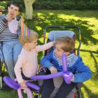 Zabawa z okazji Dnia Dziecka w DPS