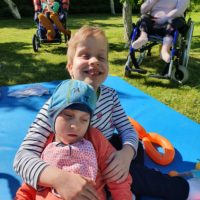 Zabawa z okazji Dnia Dziecka w DPS