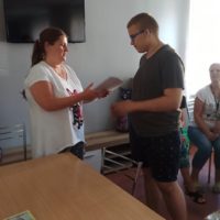 Pożegnanie Joli i apel w Internaci