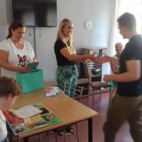 Pożegnanie Joli i apel w Internaci