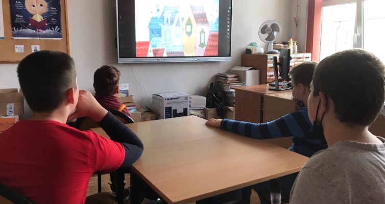 Spotkanie z legendą w szkolnej bibliotece