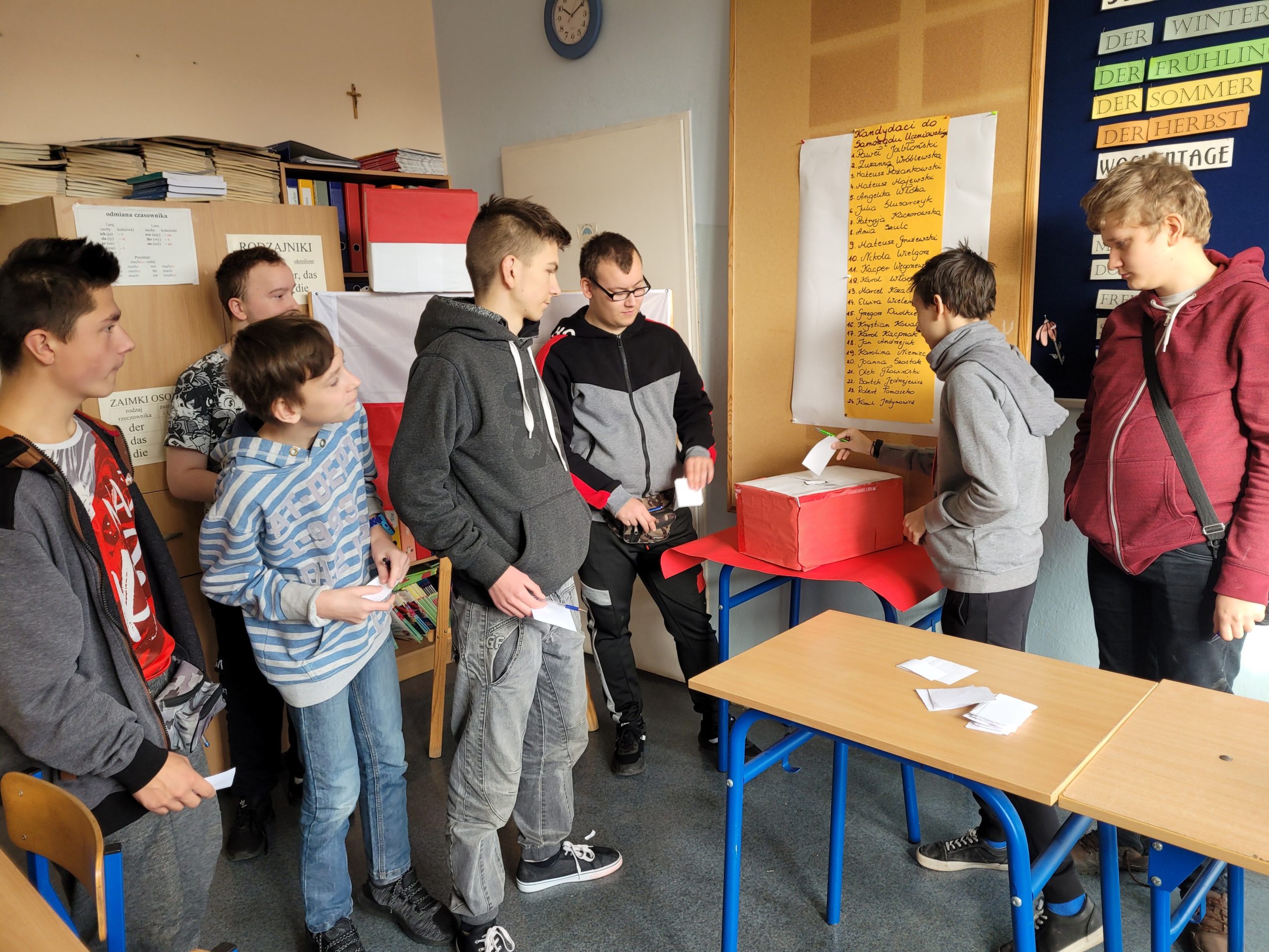 WYBORY DO SAMORZĄDU UCZNIOWSKIEGO