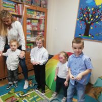 Pasowanie na przedszkolaka w grupie Tygrysków Urwisków