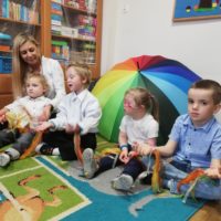 Pasowanie na przedszkolaka w grupie Tygrysków Urwisków