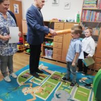 Pasowanie na przedszkolaka w grupie Tygrysków Urwisków