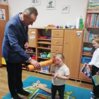 Pasowanie na przedszkolaka w grupie Tygrysków Urwisków