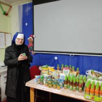 Podziękowanie za pomoc świąteczną dla uczniów z DPS