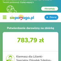 kiermasz dla Lilianki