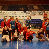 kibice INVICTUSA w prawie pełnym składzie stawili się w hali przy ul. Kościuszki