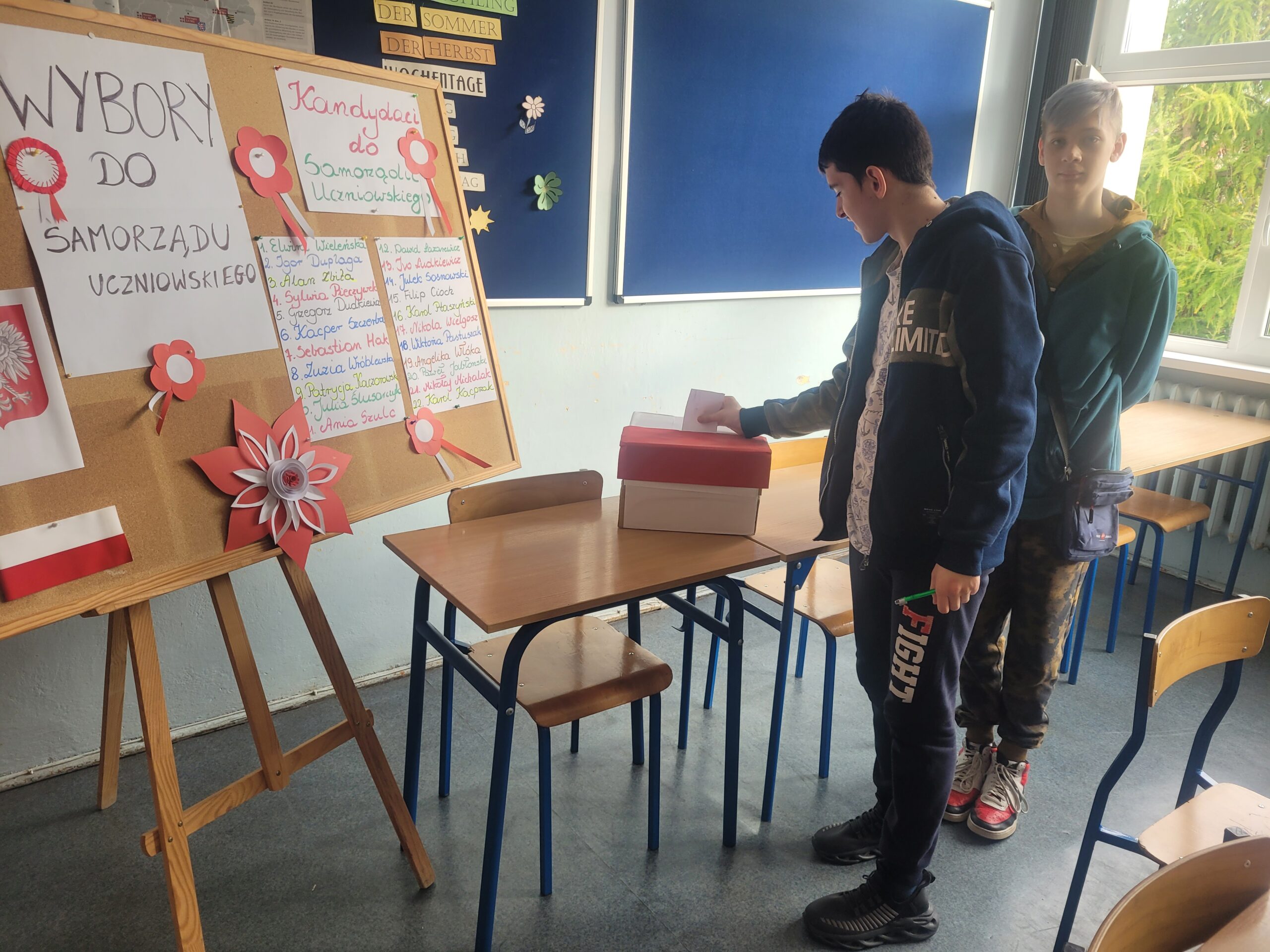 WYBORY DO SAMORZĄDU UCZNIOWSKIEGO