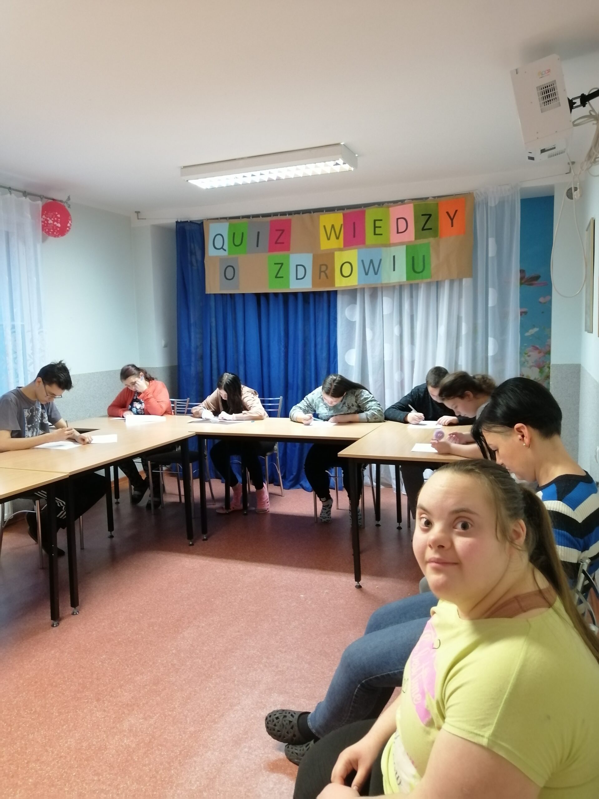 Quiz wiedzy o zdrowiu w internacie