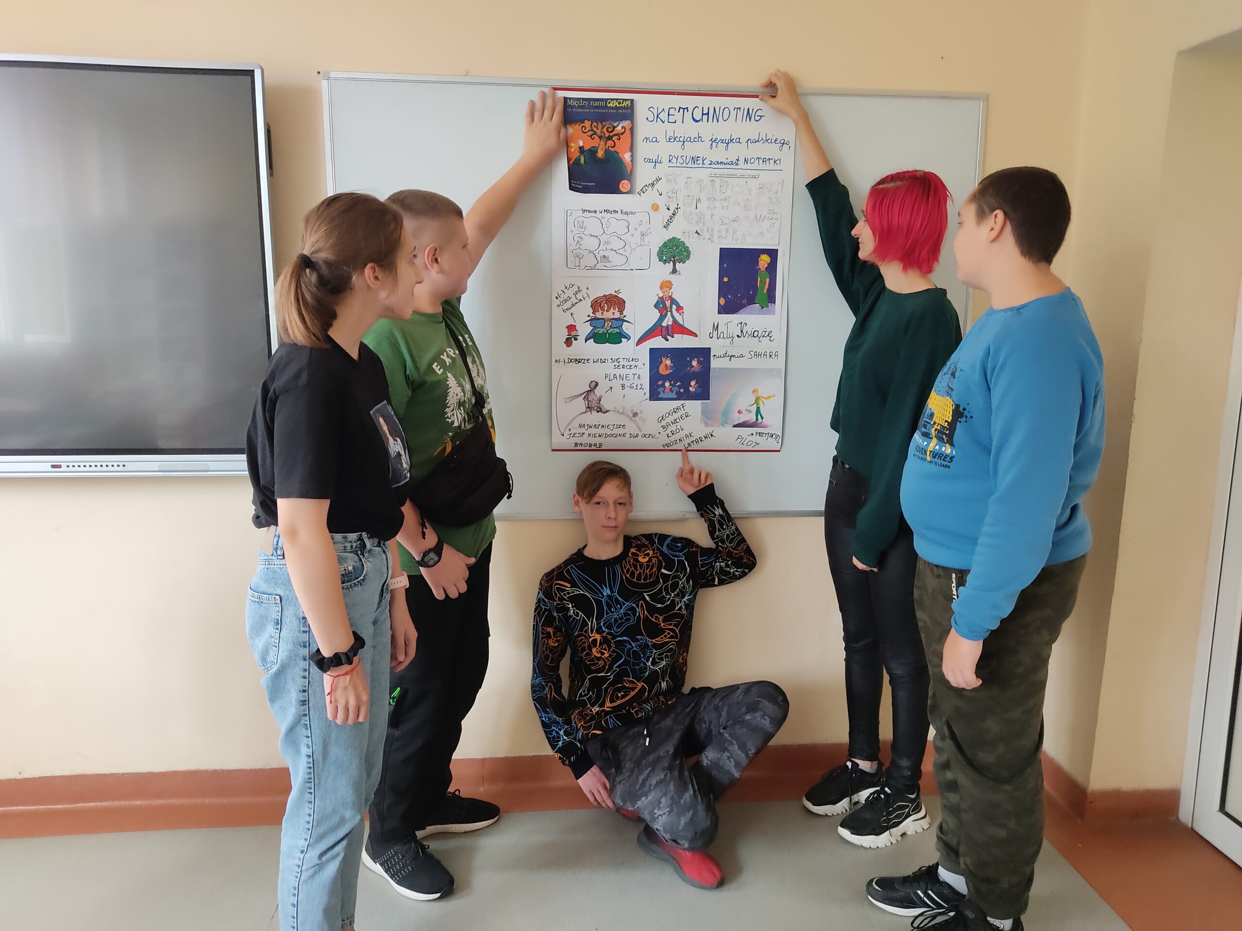 Sketchnoting na lekcjach języka polskiego