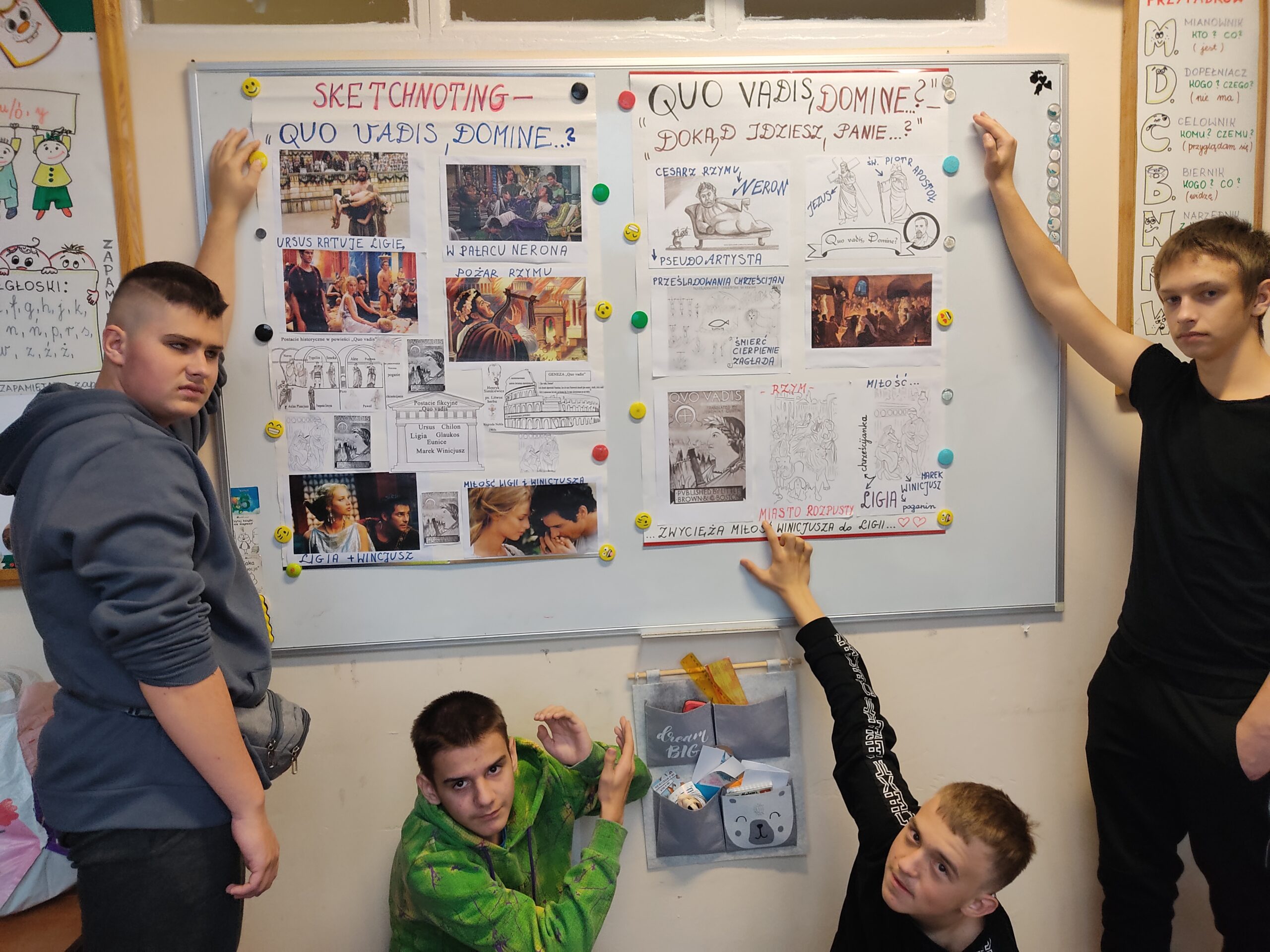 Lektura „Quo vadis” w sketchnotingowej odsłonie