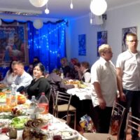 WIECZÓR WIGILIJNY W INTERNACIE