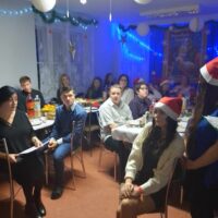 WIECZÓR WIGILIJNY W INTERNACIE