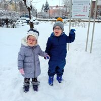 Zimowe zabawy przedszkolaków