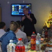 WIECZÓR WIGILIJNY W INTERNACIE