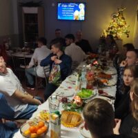WIECZÓR WIGILIJNY W INTERNACIE