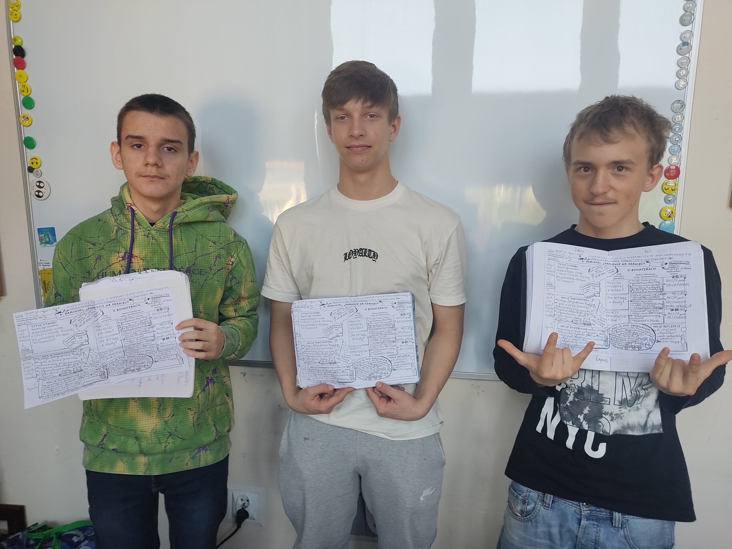 Sketchnoting o bohaterstwie Niezłomnych w „Kamieniach na szaniec” Aleksandra Kamińskiego